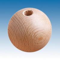 Perles en bois naturel