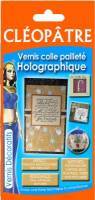 Vernis colle paillet holographique