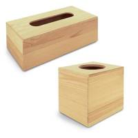 Boîte à mouchoir en bois à décorer