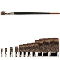 Brosse pointe plate, série 580 PL