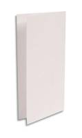 Carte double Pollen 106 x 213 mm Blanc Irrisé