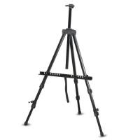 Chevalet de campagne en aluminium noir