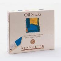 Coffret de 6 bâtonnets d'huile solide 38ml Sennelier