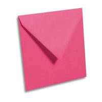 Enveloppes Pollen 165 x 165 mm Rose Fushia