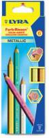 Etui de 6 crayons de couleur métallisés Lyra