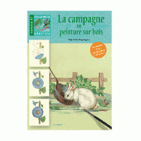 La campagne en peinture sur bois