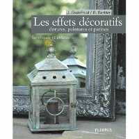 Les effets décoratifs, dorures, peintures et patine