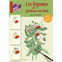 Les légumes en peinture sur bois