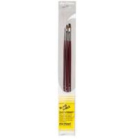 Lot de 3 pinceaux putois B