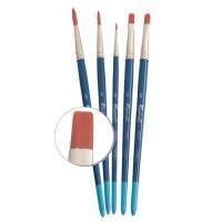 Lot de 6 pinceaux loisirs Kaerell bleu de Raphaël