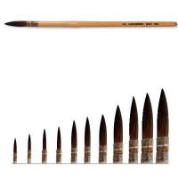 Pinceau porcelaine rond pointu en petit-gris pur, série 297 RO