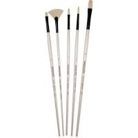 Set de 5 pinceaux Graduate soies naturelles