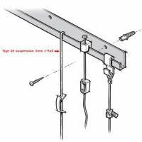 Tige de suspension 3 mm