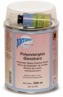 Verre de polyester - résine de coulée