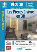 Logiciel architecture interieur : Les pices  vivre en 3D