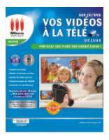 Logiciel montage vido : Vos Vidos  la tl sur CD/DVD deluxe