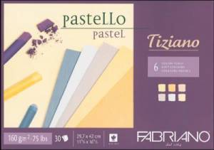 Bloc Tiziano Couleurs Pastels