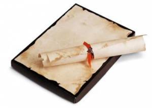 Papier fin antique type parchemin