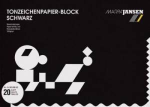Bloc de papier noir
