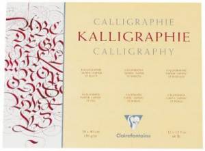 Bloc papier spécial calligraphie Clairefontaine
