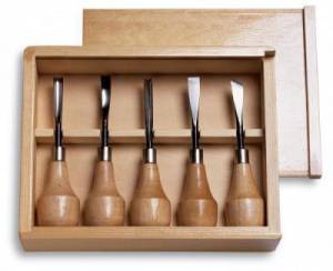 Coffret de 5 gouges