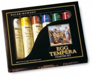 Coffret initiation Tempéra à l'oeuf 6x22 ml