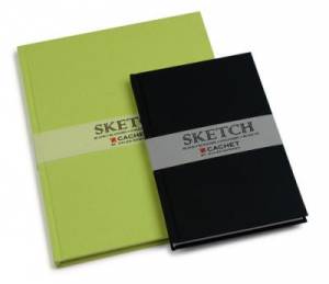Carnet à dessin collection Linen - dos carré collé