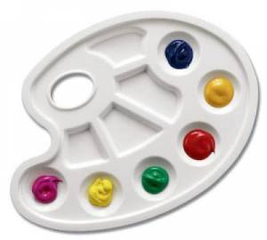 Palette ovale Giotto 22x13x17,3 cm