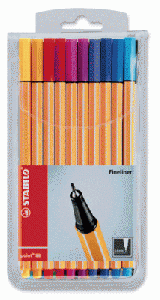 Assortiment 20 feutres Stabilo Point 88
