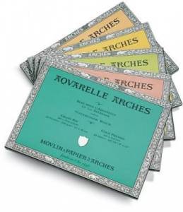 Bloc de papier aquarelle coton Arches