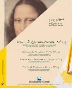 Bloc de papier pour peinture et dessin N 14