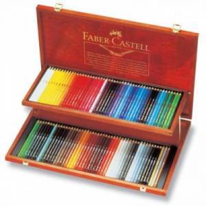 Coffret en bois de 100 crayons aquarellables Albrecht Drer