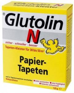 Colle glutolin pour papier peint
