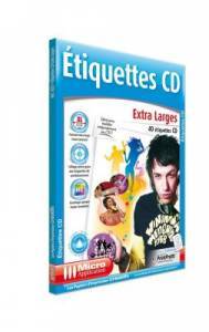 Etiquettes CD Extra Larges