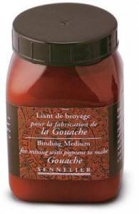Liant de broyage pour gouache
