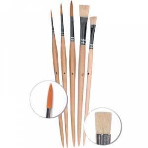Lot de 5 pinceaux Jax School