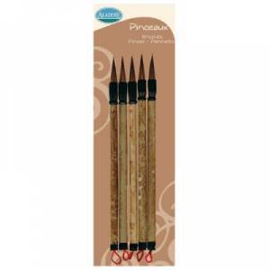 Lot de 5 pinceaux chinois Aladine