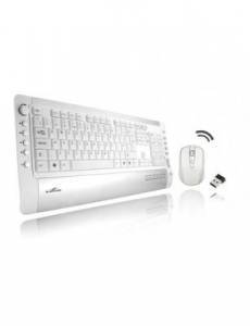 Pack Clavier + Souris sans fil Blanc