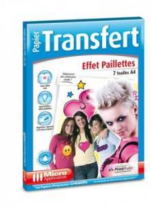Papier Transfert Effet Paillettes