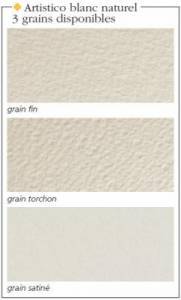 Papier aquarelle Artistico blanc naturel