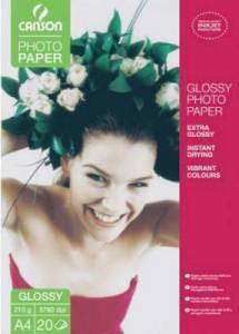 Papier photo brillant 210 g - A4