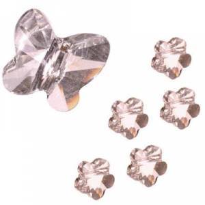 Perles papillons ou fleurs en cristal Swarovski