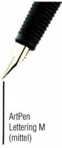 Stylo-plume Artpen Lettering pointe moyenne