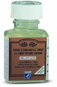 Vernis de finition  tableaux JG Vibert