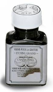 Vernis noir  recouvrir Lamour
