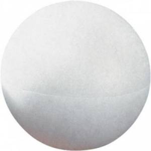 Boule en polystyrène expansé blanche