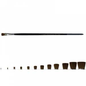 Brosse martre Kolinsky pointe plate Leonard, série 159 PL