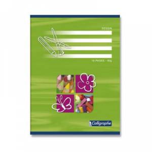 Cahier dessin scolaire Calligraphe Clairefontaine