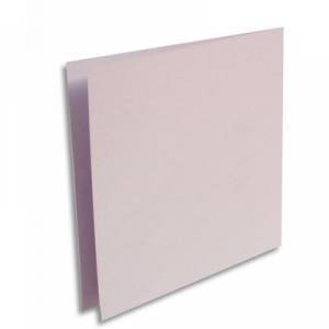 Carte double Pollen 160x160 mm Rose poudré irrisé