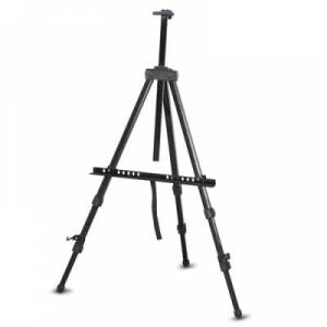 Chevalet de campagne en aluminium noir